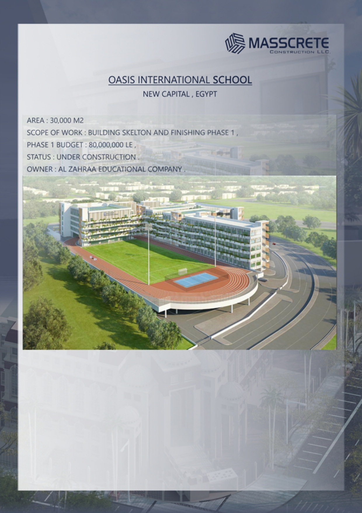 2.Oasis International School, New Capital, Egypt